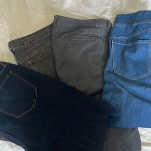 OLD NAVY lot of 4 Rock Star skinny jeans size 16 - EUC